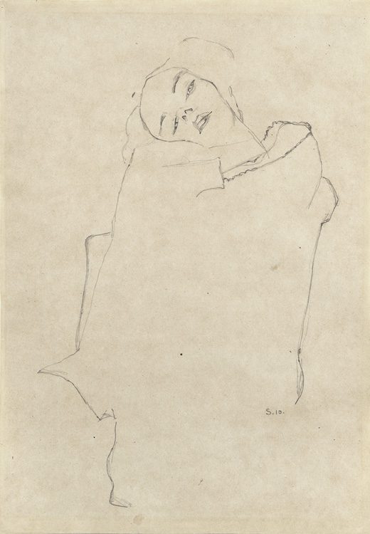 Esboço de Egon Schiele